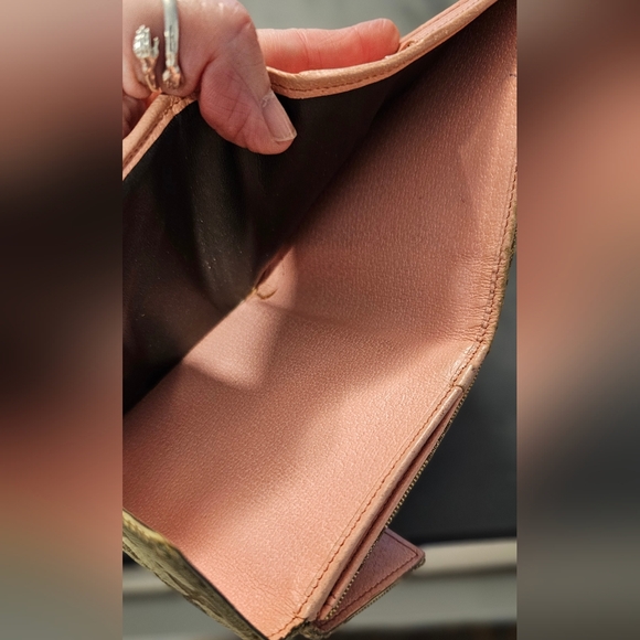 Gucci Medium Eclipse Canvas Leather Wallet Vintage with COA - Picture 4 of 6